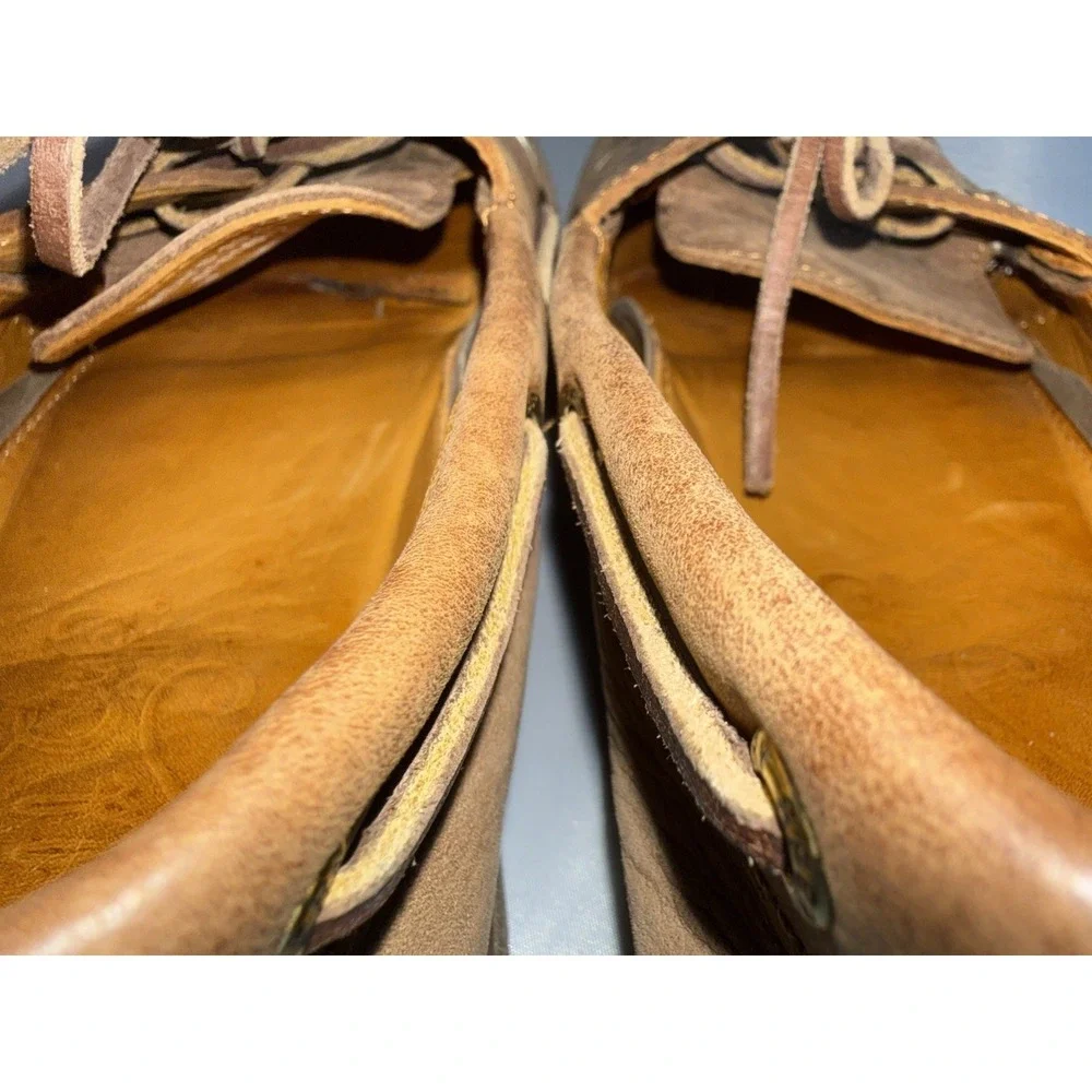 Sperry Gold Cup Authentic 2 Eye Leather Boat Shoe Top Slider Comfort Mens 10.5 M